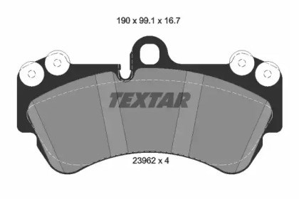 TEXTAR 2369202 Передние тормозные колодки в наличии Хмельницкий