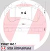 Фрикционные накладки дискового тормоза, передние Porsche Cayenne