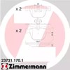 Колодки тормозные задние, дисковые 237311701 ZIMMERMANN