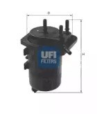 Фильтр тонкой очистки топлива 2401300 UFI