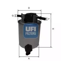 2402001 UFI Корпус топливного фильтра купить в Черновцы