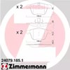 Колодки 240791851 ZIMMERMANN