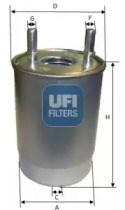 Фильтр-отстойник топлива грубой очистки 2414700 UFI