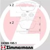 Колодки тормозные 243991951 ZIMMERMANN