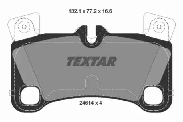 TEXTAR 2461401 Задние тормозные колодки в наличии Харьков