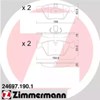 Колодки тормозные 246971901 ZIMMERMANN