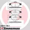 Передние тормозные колодки 249141801 ZIMMERMANN