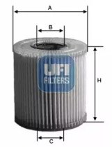 Маслофильтр 2511500 UFI