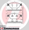 Колодки тормозные 251582002 ZIMMERMANN