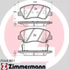 Колодки тормозные 253481801 ZIMMERMANN