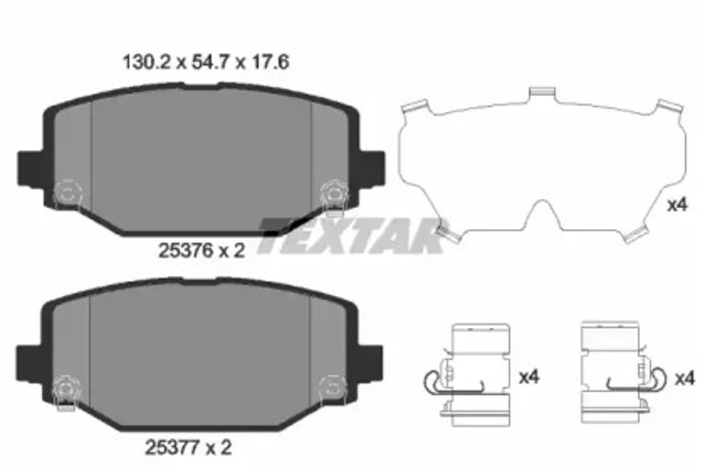 2537601 Задние тормозные колодки купить Украина