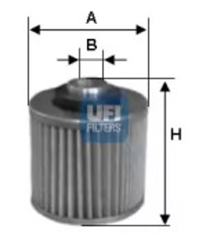 Фильтр очистки масла центробежный 2551400 UFI