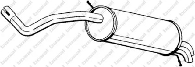Глушитель  278033 BOSAL