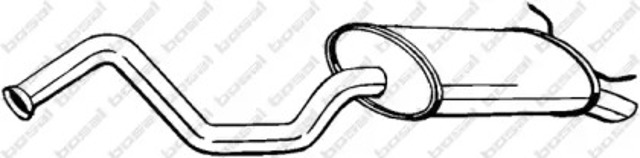 Выхлоп задний 278769 BOSAL