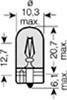 Лампочка переднего габарита 2827 OSRAM