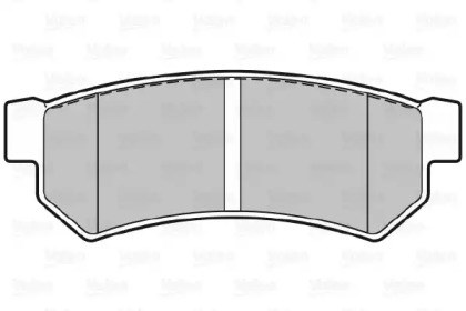 Колодки дисковые  301343 VALEO