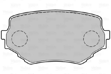 Тормозные колодки 301534 VALEO