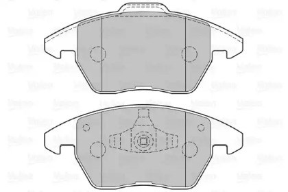 Тормозные колодки 301715 VALEO