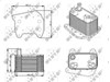 Масляный радиатор АКПП 31276 NRF
