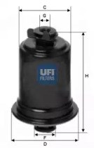 Фильтр-отстойник топлива грубой очистки 3172500 UFI