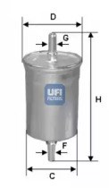 UFI 3184400 Фильтр топливный в наличии Ирпень