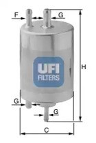 UFI 3195800 Фильтр топливный в наличии Сумы