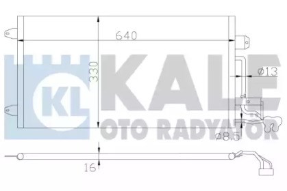 KALE 342395 Радиатор кондиционера в наличии Ужгород