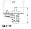 Термостат в сборе 346888D WAHLER