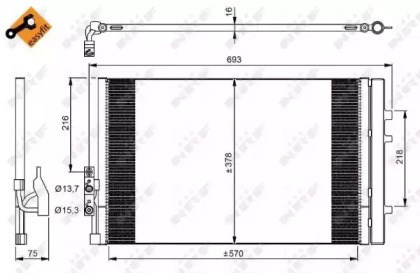 Конденсер 350036 NRF