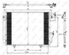 Радиатор охлаждения кондиционера 350049 NRF