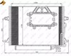 Радиатор охлаждения кондиционера 350211 NRF
