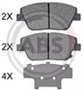 Колодки тормозные 35033 ABS