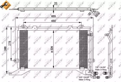 Конденсер 35240 NRF