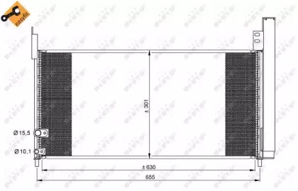 Конденсатор системы охлаждения 35863 NRF