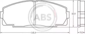 Колодки 36702 ABS