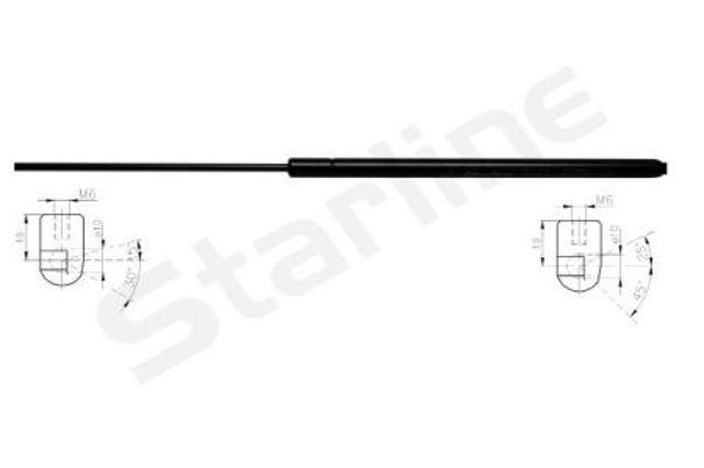 Амортизатор задней двери 3673811 STARLINE