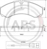 Колодки на тормоз задний дисковый 37113 ABS