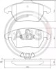 Колодки тормозные передние дисковые 37429 ABS