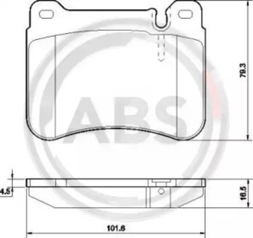 Колодки 37506 ABS