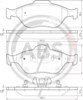 Колодки тормозные передние дисковые 37546 ABS