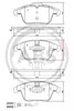 Колодки тормозные передние дисковые 37612 ABS