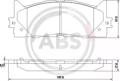 37677 ABS Передние тормозные колодки купить в Ирпень