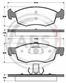 Колодки 37679 ABS