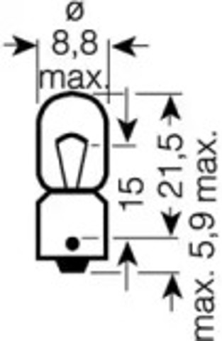 Лампочка накаливания 3860 OSRAM