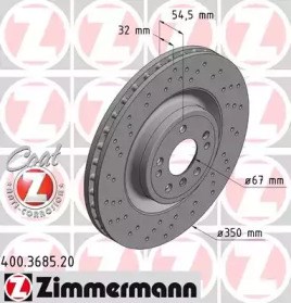 Ротор тормозной 400368520 ZIMMERMANN