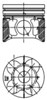 Поршень в сборе 40179600 KOLBENSCHMIDT