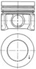 Поршень в комплекте на 1 цилиндр, STD 41095600 KOLBENSCHMIDT