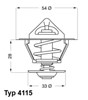 Термостат в корпусе 411592D WAHLER