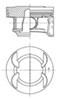 Поршень в сборе 41492600 KOLBENSCHMIDT