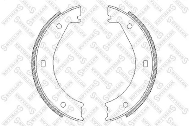 Колодки ручника 415100SX STELLOX